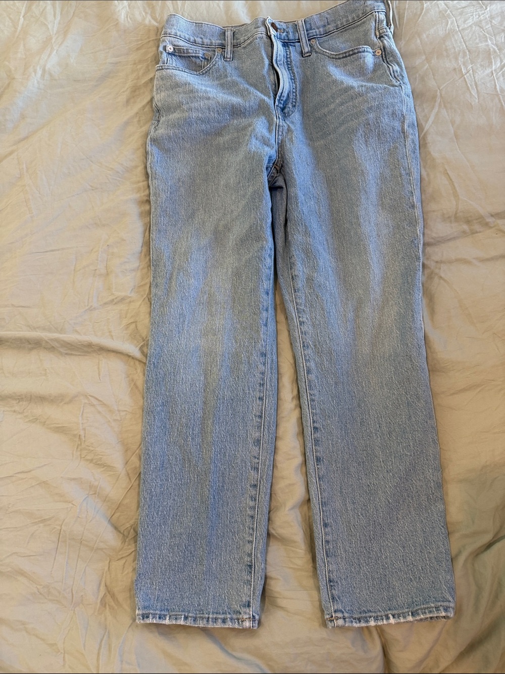 Classic Light Blue Women's Straight-Leg Jeans